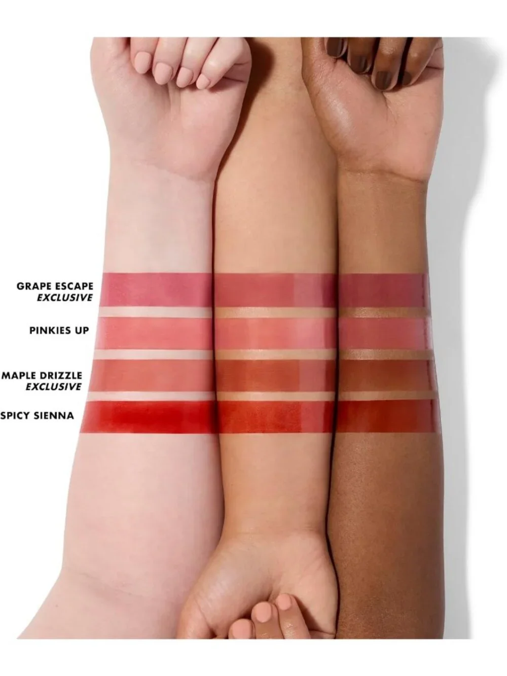 Glossy Lip Stain Set - 4 Vibrant Shades for Long-Lasting Color & Shine